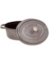 Staub La Cocotte oval Γάστρα 27cm 3.2 lt Μαντέμι για όλες τις εστίες Graphite Grey (40500-276-0)