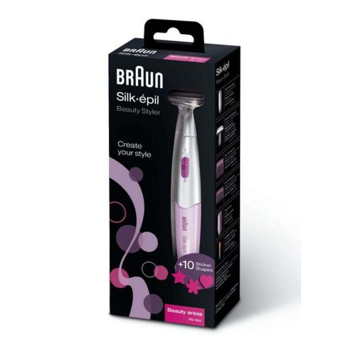 Braun Silk-epil FG1100 3-in-1 Trimmer για Μπικίνι & Πρόσωπο Pink
