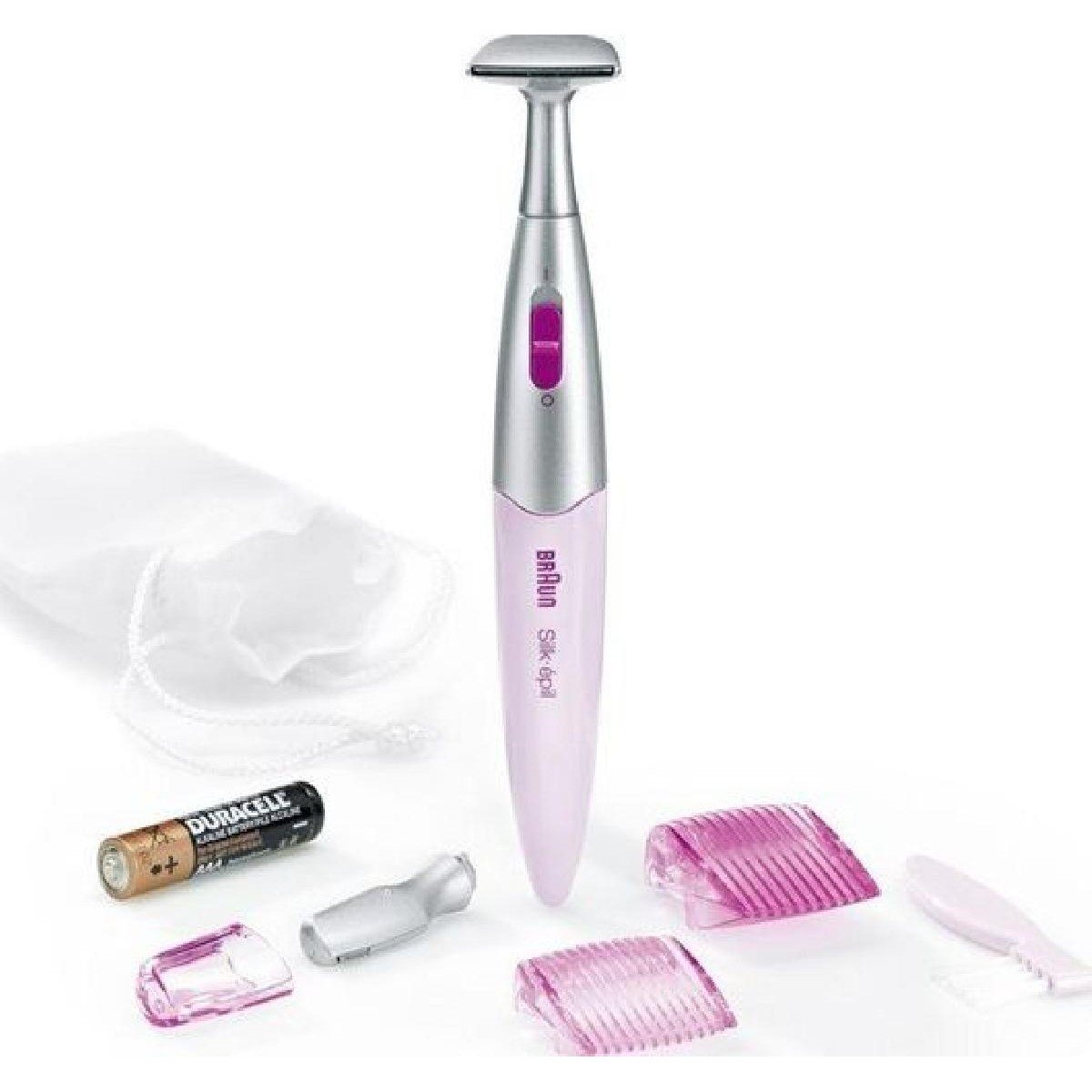 Braun Silk-epil FG1100 3-in-1 Trimmer για Μπικίνι & Πρόσωπο Pink