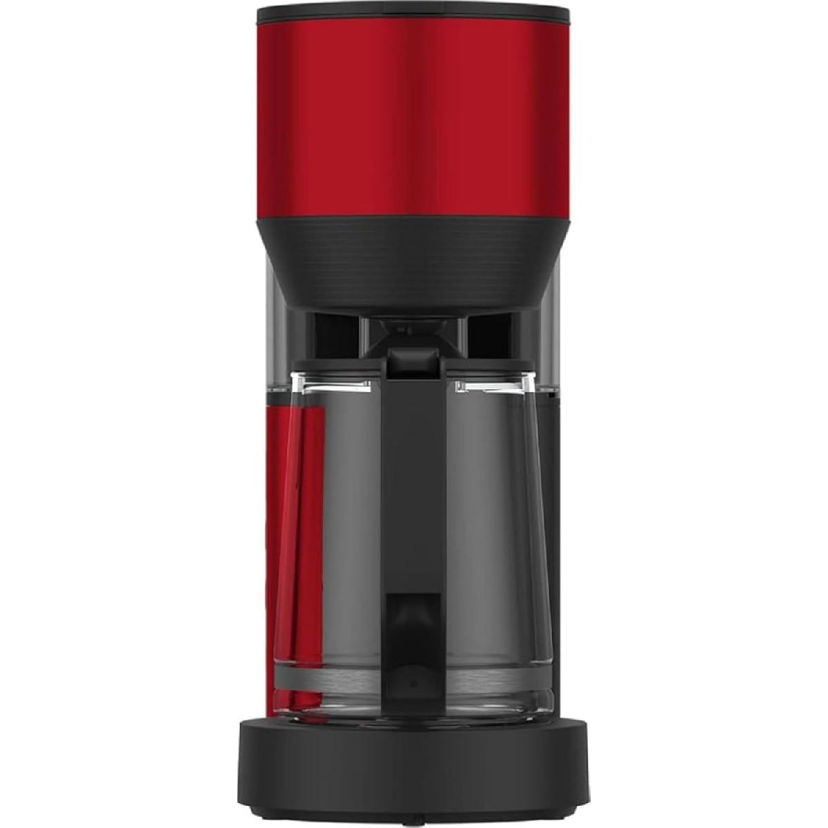 Grundig KM 8440 Καφετιέρα Φίλτρου 1.25L 1150 watt με Προγραμματισμό & LCD Οθόνη red black