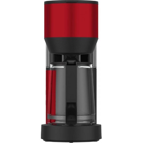 Grundig KM 8440 Καφετιέρα Φίλτρου 1.25L 1150 watt με Προγραμματισμό & LCD Οθόνη red black