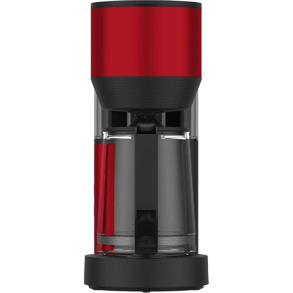 Grundig KM 8440 Καφετιέρα Φίλτρου 1.25L 1150 watt με Προγραμματισμό & LCD Οθόνη red black