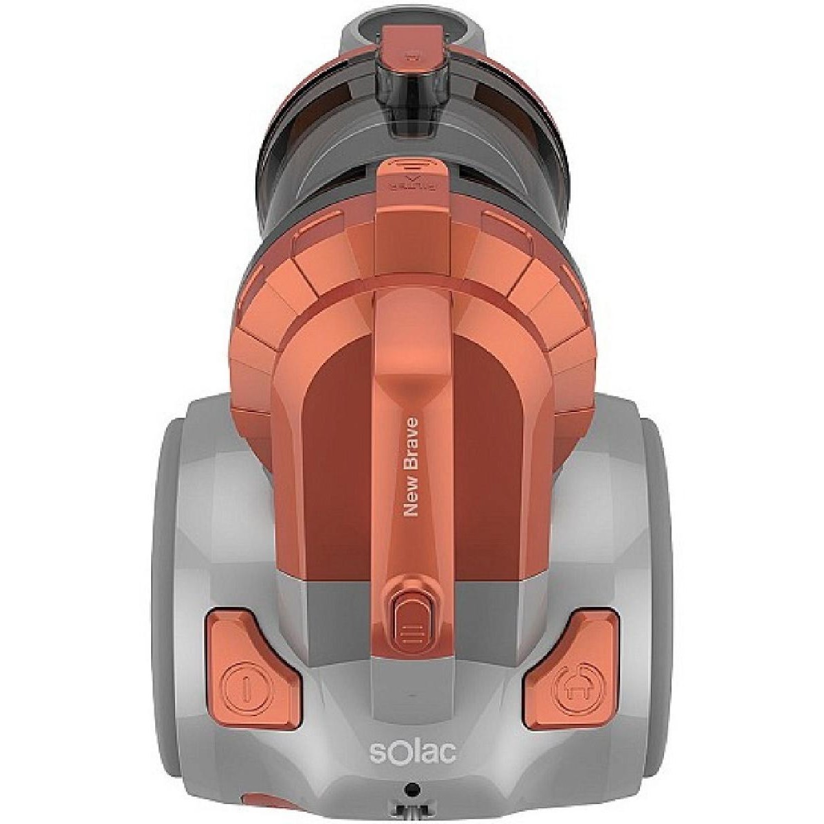 Solac More Brave AS3266  Ηλεκτρική σκούπα χωρίς σακκούλα  800 watt 3 lt orange