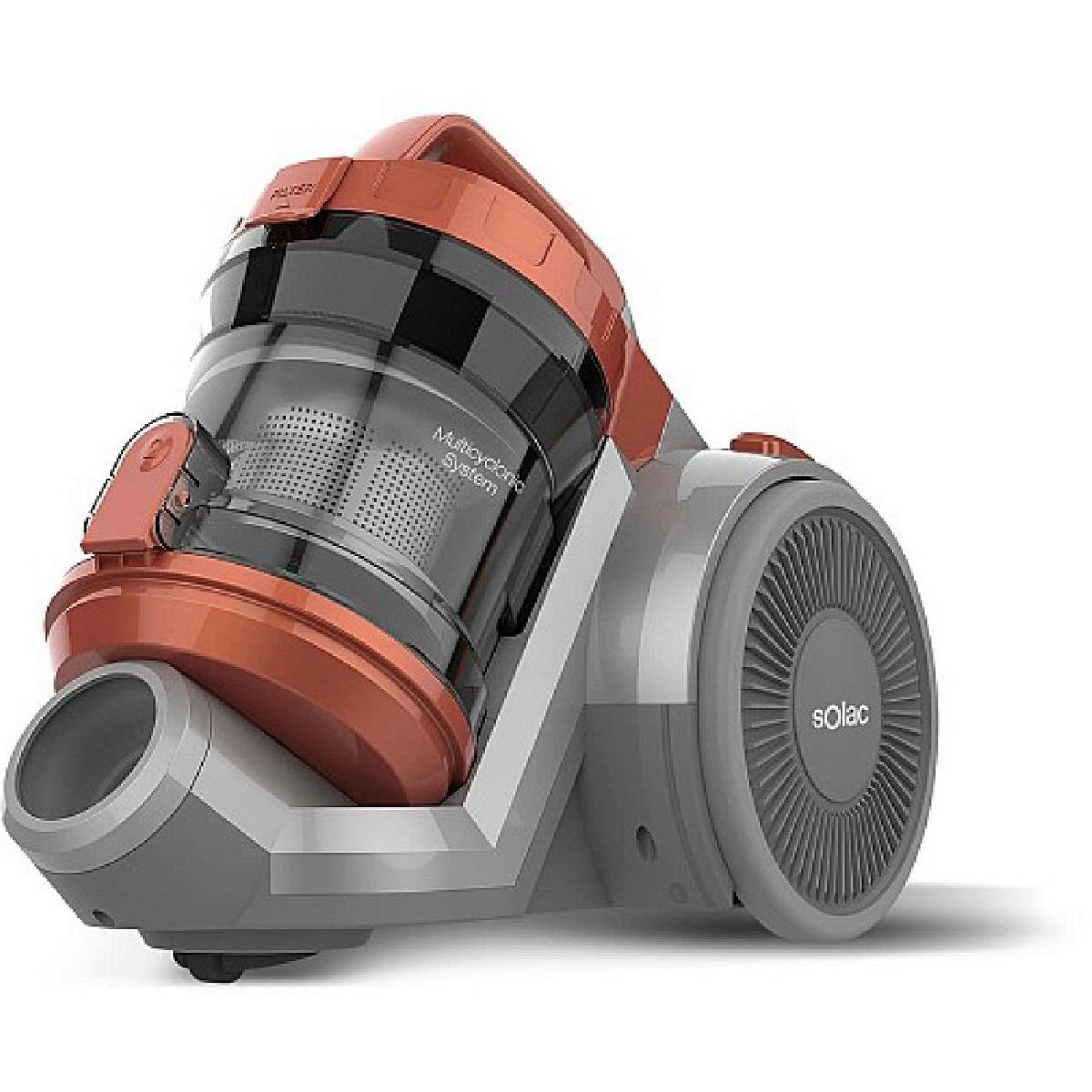 Solac More Brave AS3266  Ηλεκτρική σκούπα χωρίς σακκούλα  800 watt 3 lt orange