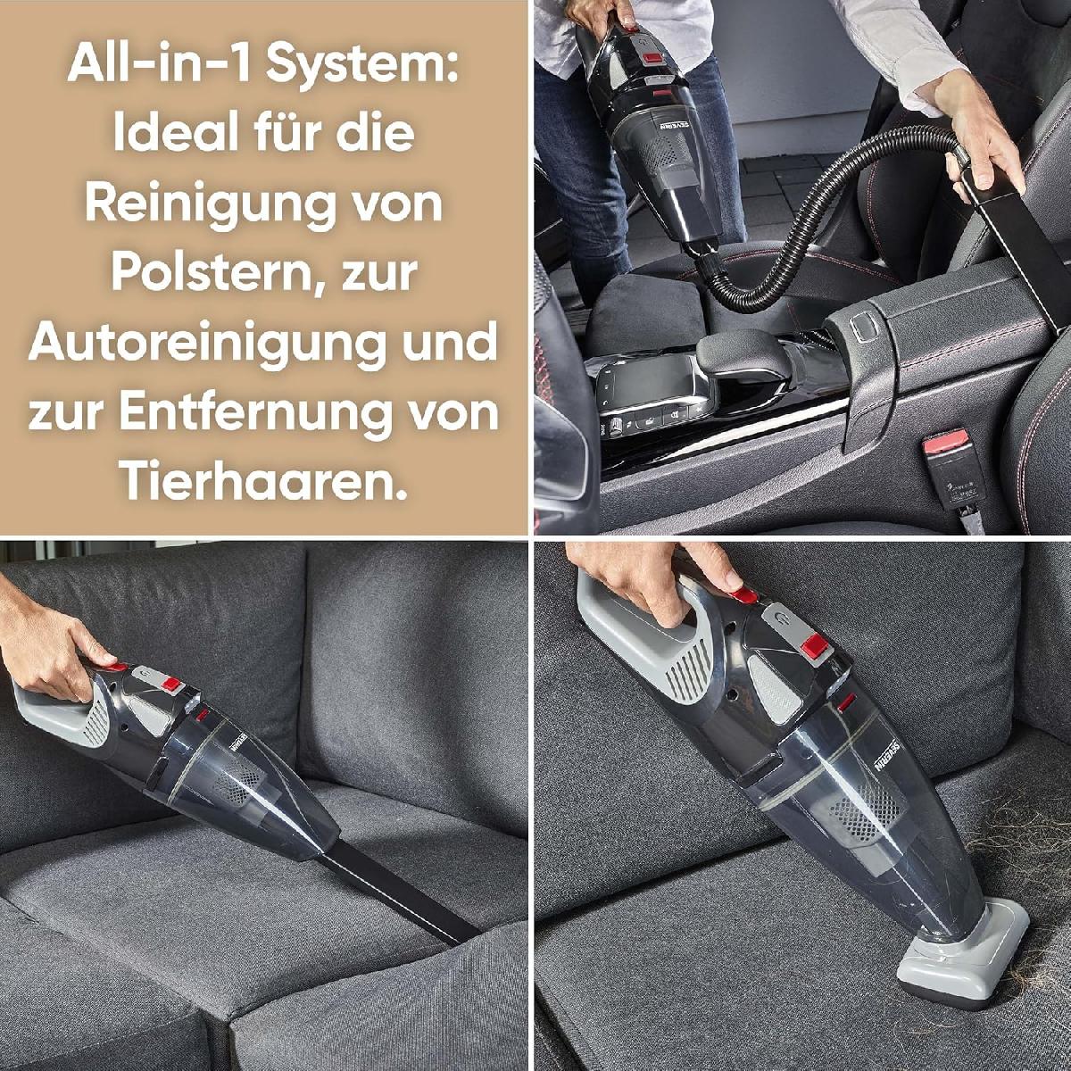 Severin HV 7147 All in one Επαναφορτιζόμενο Σκουπάκι Χειρός 18.5V Wet and Dry gray