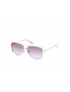 Guess Γυναικεία Γυαλιά Ηλίου GU00193 59F 62 Ροζ Χρυσό με Ροζ Ντεγκραντέ Φακούς