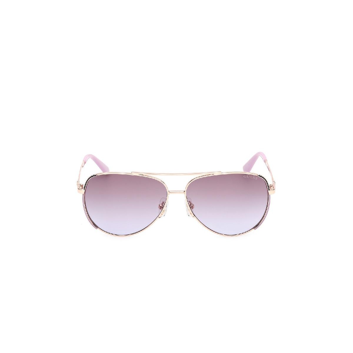 Guess Γυναικεία Γυαλιά Ηλίου GU00193 59F 62 Ροζ Χρυσό με Ροζ Ντεγκραντέ Φακούς