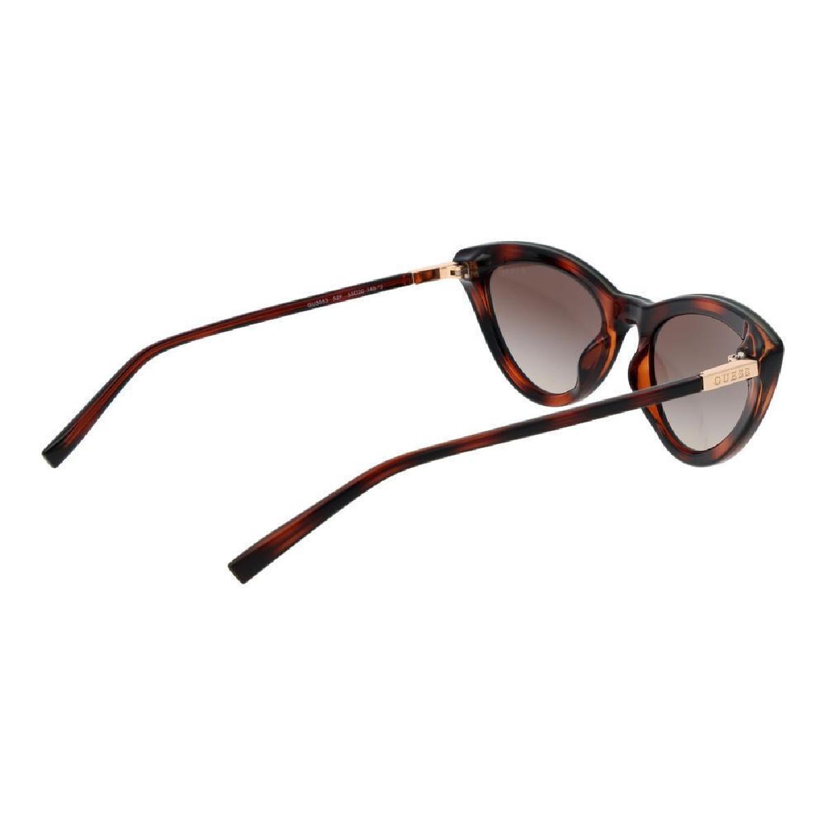 Guess Γυναικεία Γυαλιά Ηλίου Cat Eye με Καφέ Ντεγκραντέ Φακούς (GU3053 52F 55)