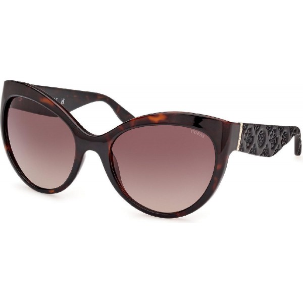 Guess Γυναικεία Γυαλιά Ηλίου GU00130 52F 61 Butterfly Καφέ με Καφέ Ντεγκραντέ Φακούς