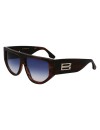 Victoria Beckham Γυναικεία Γυαλιά Ηλίου Καφέ με Gradient Φακούς (VB676S 227 55)