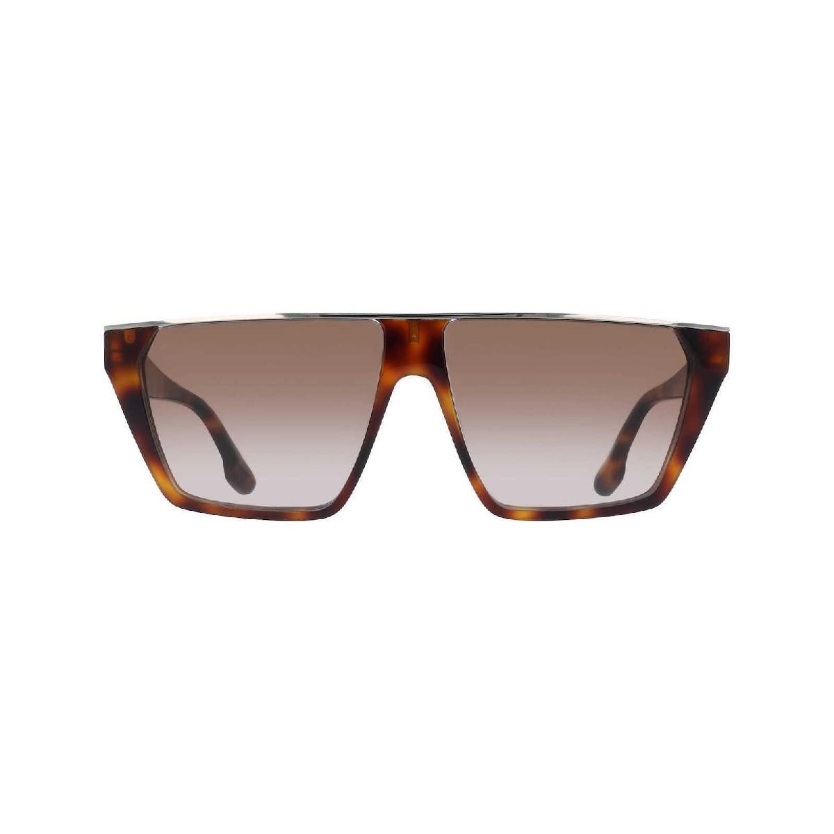 Victoria Beckham Γυναικεία Γυαλιά Ηλίου Καφέ με Gradient Φακούς (VB683S 215 58)
