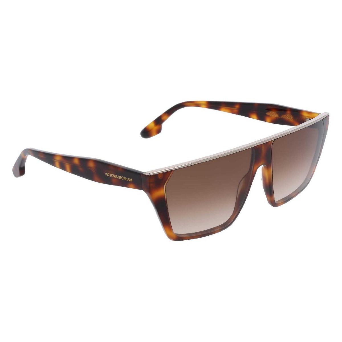 Victoria Beckham Γυναικεία Γυαλιά Ηλίου Καφέ με Gradient Φακούς (VB683S 215 58)