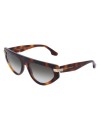 Victoria Beckham Γυναικεία Γυαλιά Ηλίου Browline Καφέ (VB685S 215 56)