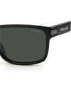 Polaroid Ανδρικά Γυαλιά Ηλίου Polarized με Μαύρο Σκελετό (PLD2121S 08A M9 58)