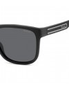 Polaroid Ανδρικά Γυαλιά Ηλίου Polarized με Μαύρο Σκελετό (PLD2155 003M9 57)