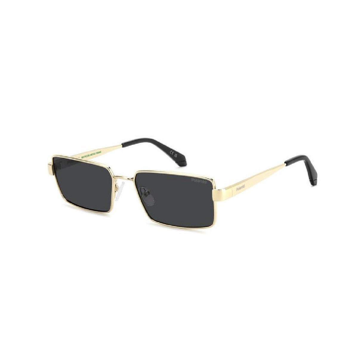 Polaroid Unisex Γυαλιά Ηλίου με Χρυσό Μεταλλικό Σκελετό (PLD 6255/S/X 2F7M9 56)
