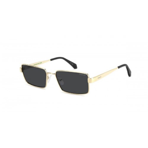 Polaroid Unisex Γυαλιά Ηλίου με Χρυσό Μεταλλικό Σκελετό (PLD 6255/S/X 2F7M9 56)