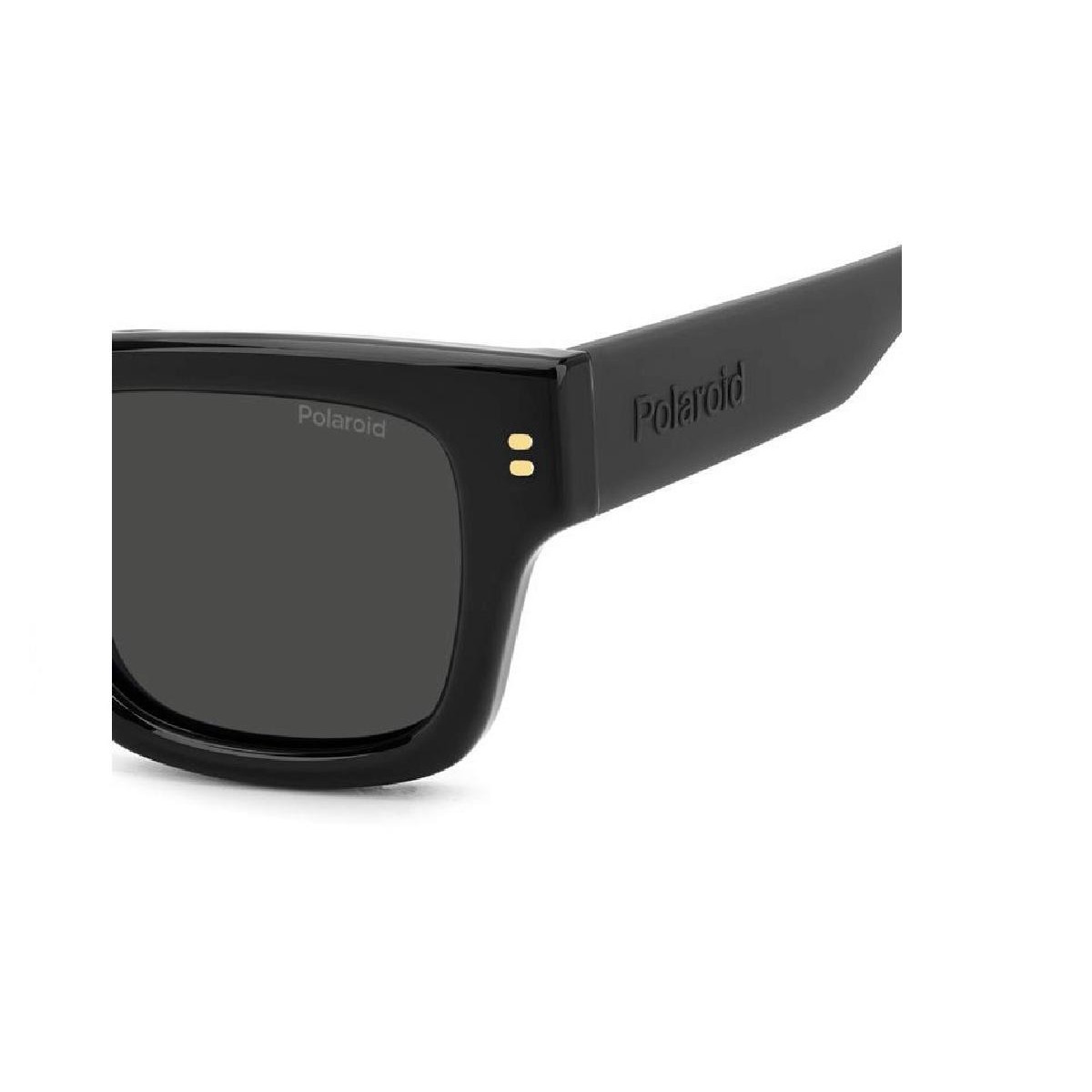 Polaroid Ανδρικά Γυαλιά Ηλίου με Μαύρο Σκελετό-Rectangle Design (PLD6238SX 807M9 51)
