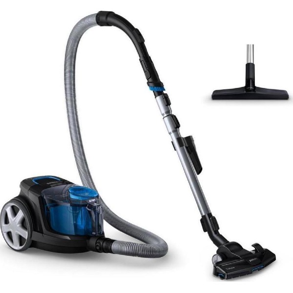 Philips PowerPro Compact FC 9331/09  Ηλεκτρική Σκούπα 900 watt με Κάδο blue black