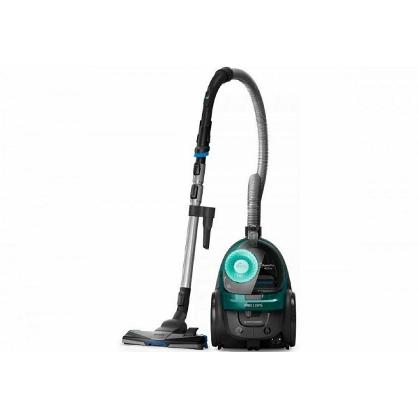 Philips PowerPro Active Compact FC 9550/09  Ηλεκτρική Σκούπα 900 watt με Κάδο green black