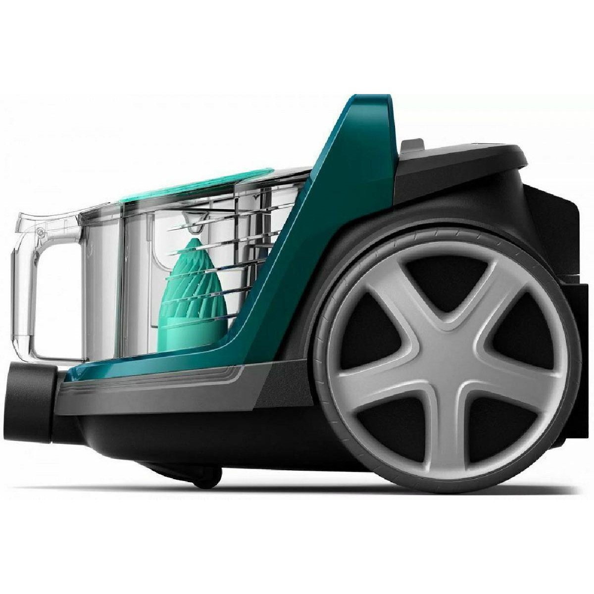 Philips PowerPro Active Compact FC 9550/09  Ηλεκτρική Σκούπα 900 watt με Κάδο green black