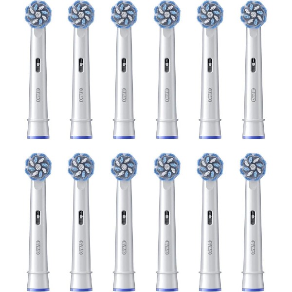 Oral B Sensitive Clean Toothbrush Heads 12 Pack White (859933)