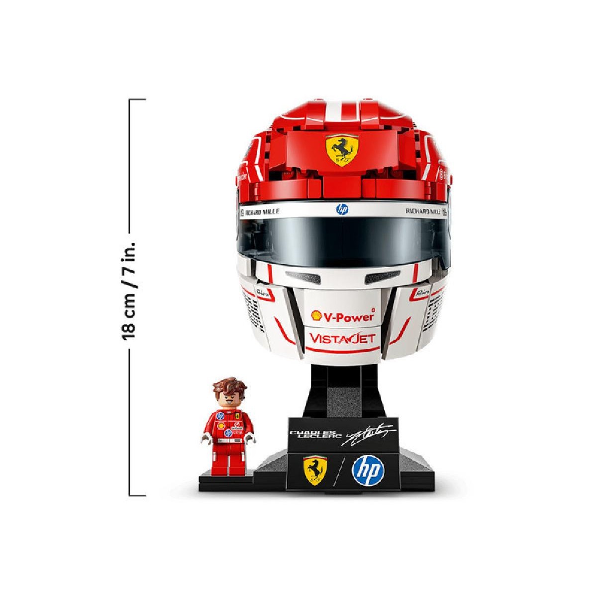 LEGO® Editions Scuderia Ferrari HP Charles Leclerc Helmet (43014)