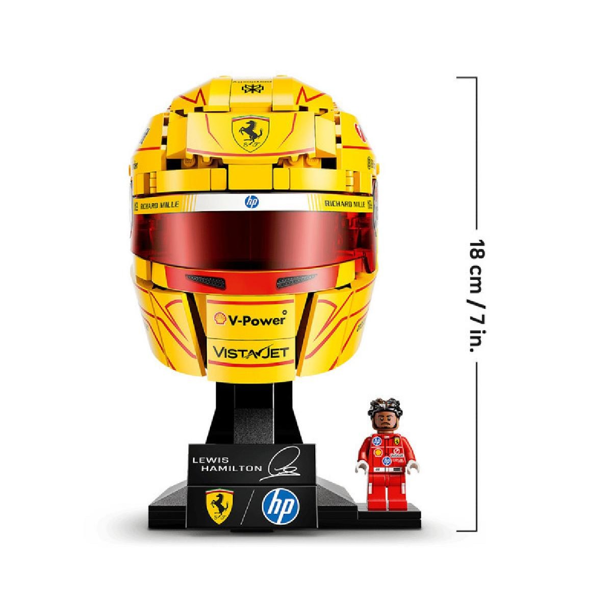 LEGO® Editions Scuderia Ferrari HP Lewis Hamilton Helmet (43022)