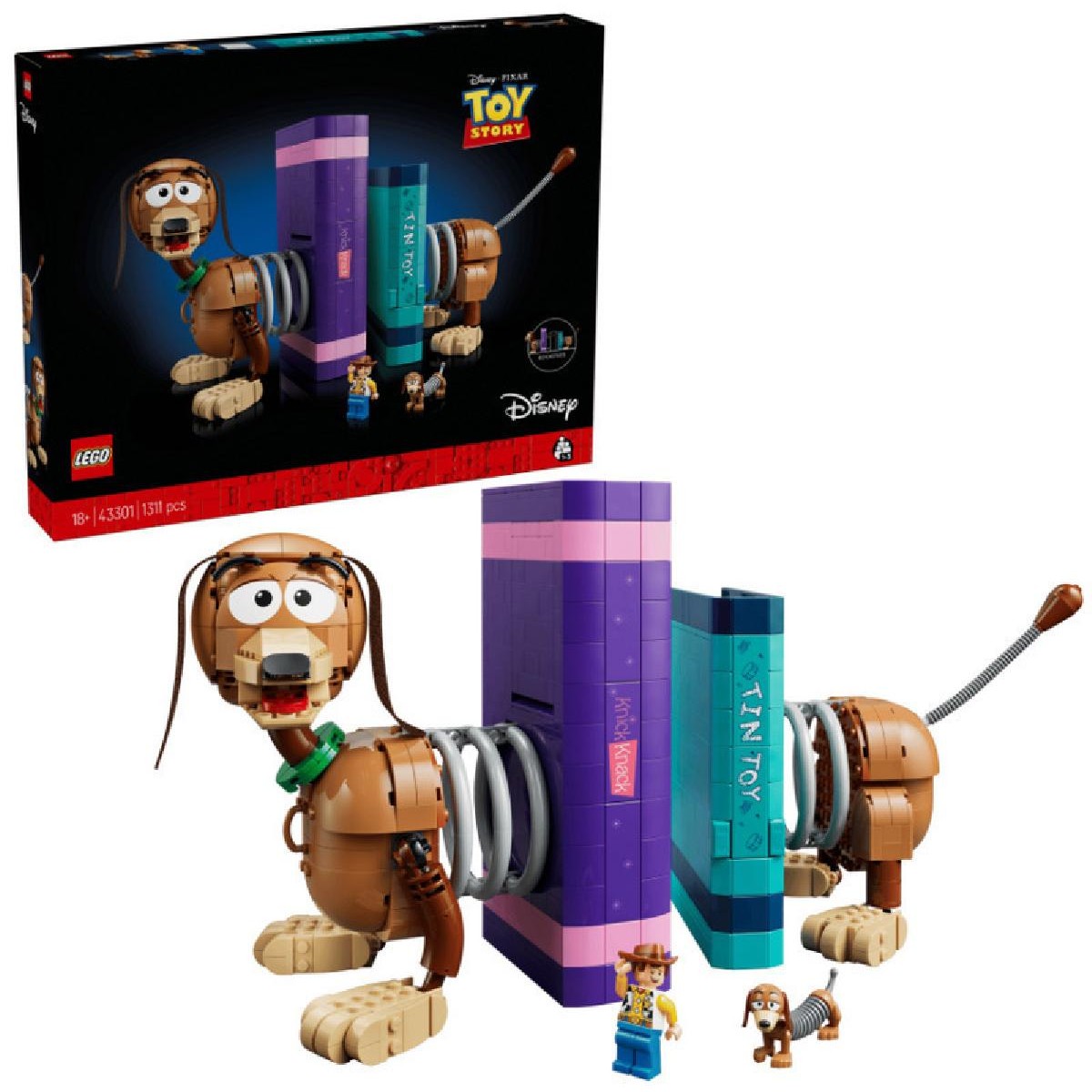 LEGO® Disney Toy Story Slinky Dog Bookends (43301)