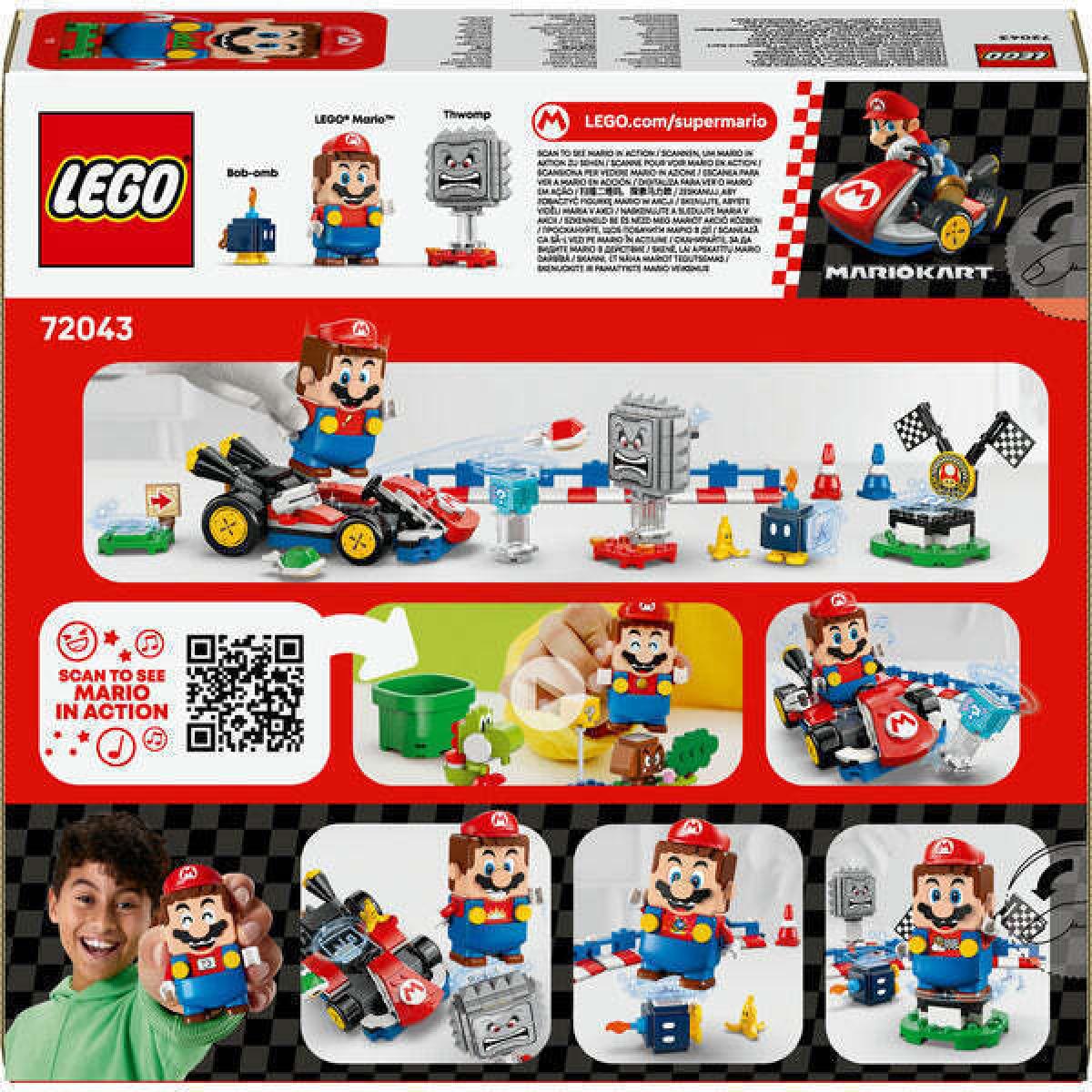 LEGO® Super Mario™ Mario Kart™ Interactive Mario & Standard Kart (72043)