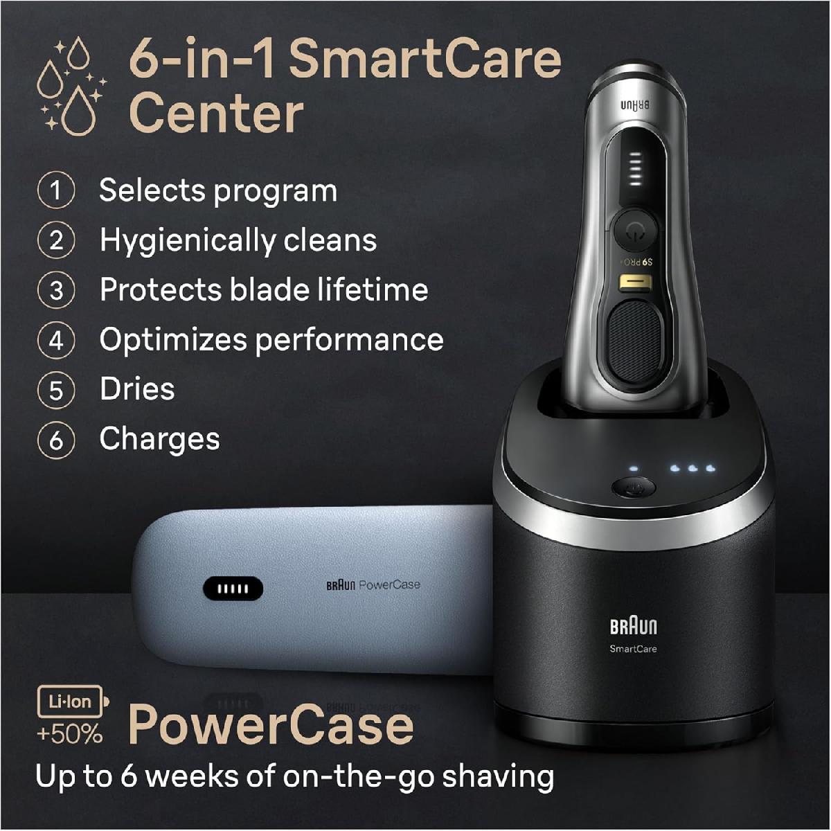 Braun 9577cc Series 9 Pro+ Wet & Dry shaver graphite silver (218283)