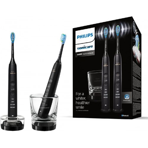 Philips HX9914/54 Sonicare  DiamondClean 9000 διπλό πακέτο (Duo Pack) ηλεκτρικών οδοντόβουρτσων black