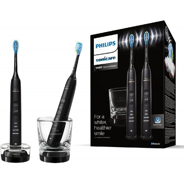 Philips HX9914/54 Sonicare  DiamondClean 9000 διπλό πακέτο (Duo Pack) ηλεκτρικών οδοντόβουρτσων black