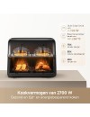 Mova FD20 Pro Aero Chef Air Fryer 9lt  Διπλός Κάδος & 360° Κυκλοφορία Αέρα black