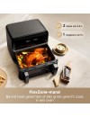 Mova FD20 Pro Aero Chef Air Fryer 9lt  Διπλός Κάδος & 360° Κυκλοφορία Αέρα black