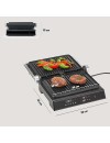 SEVERIN KG2399 SEVINI Comfort Ψηφιακή Τοστιέρα Γκριλιέρα 2000 watt black