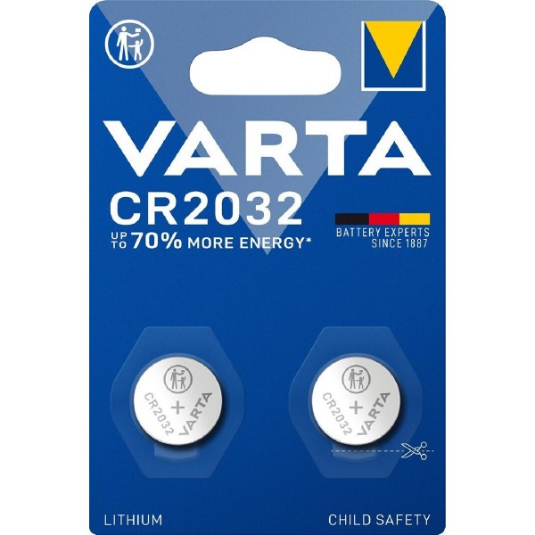Lithium Battery Varta CR2032 3V 2τμχ