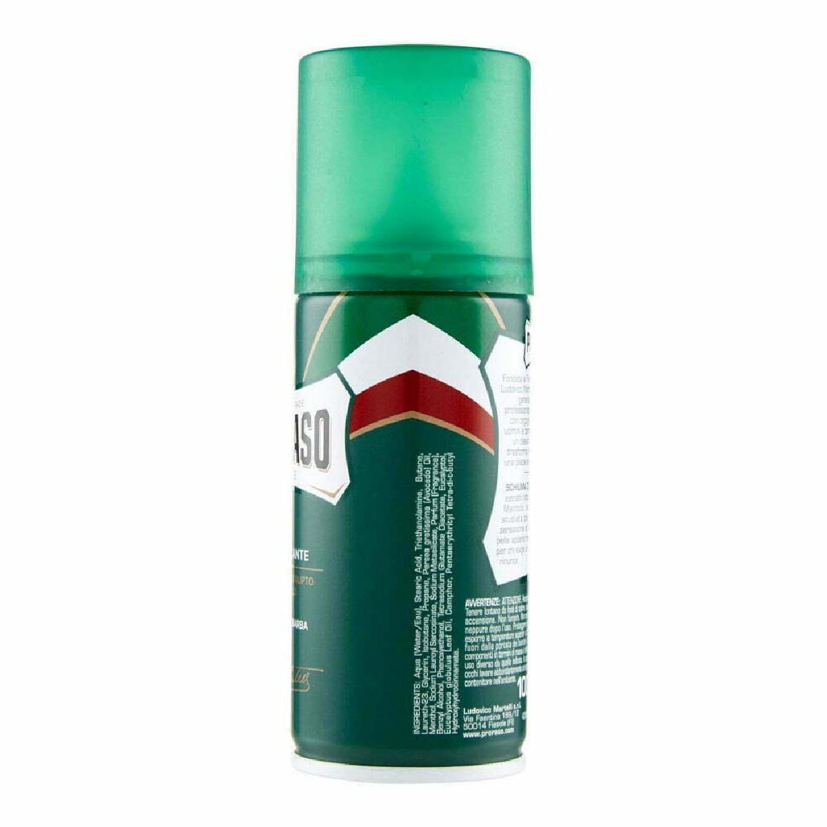 Proraso Green Αφρός Ξυρίσματος Eucalyptus & Mint 100ml για Ευαίσθητες Επιδερμίδες