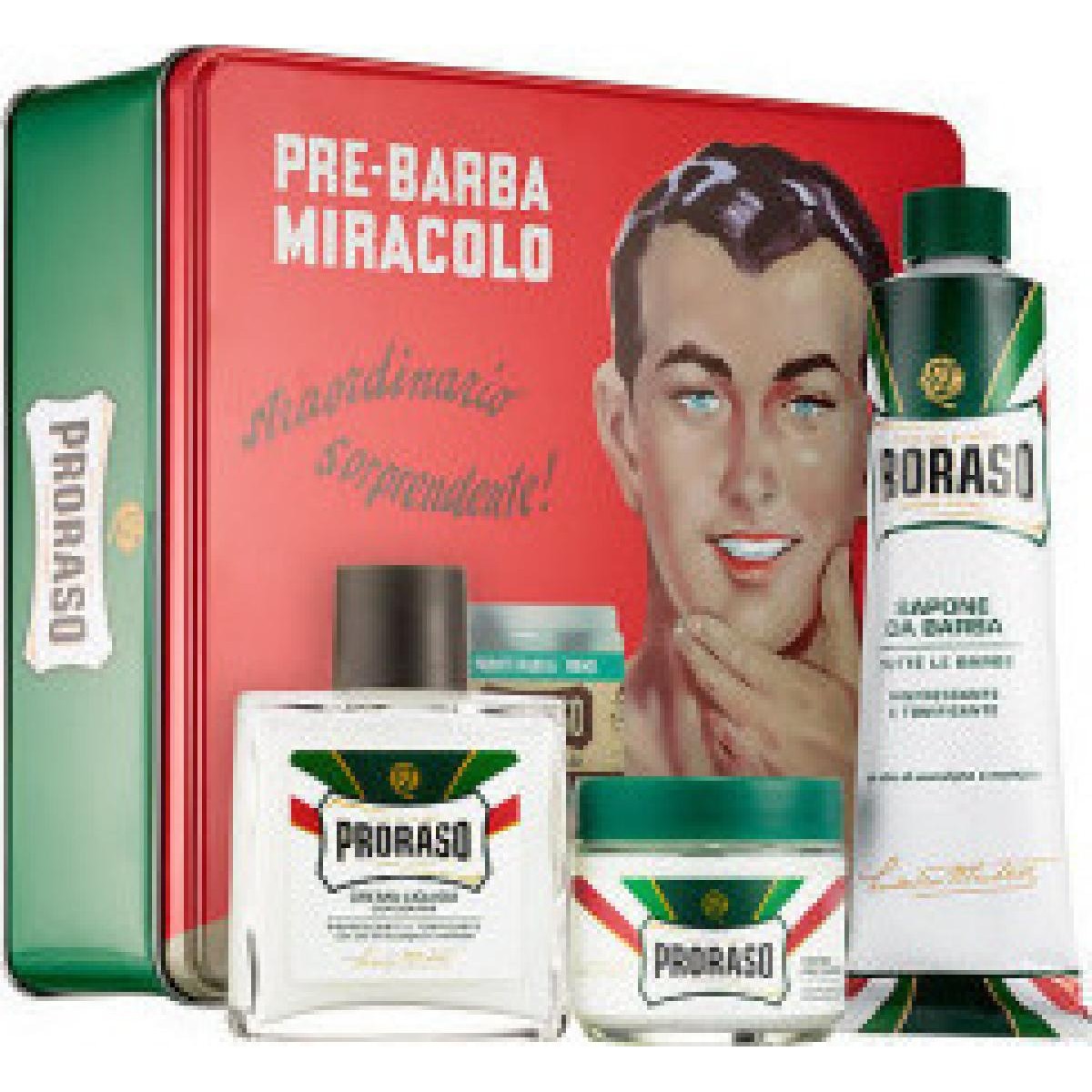 Proraso Vintage Gino Σετ Ξυρίσματος & Περιποίησης Γενιών | Pre Shave, Κρέμα & After Shave Balm