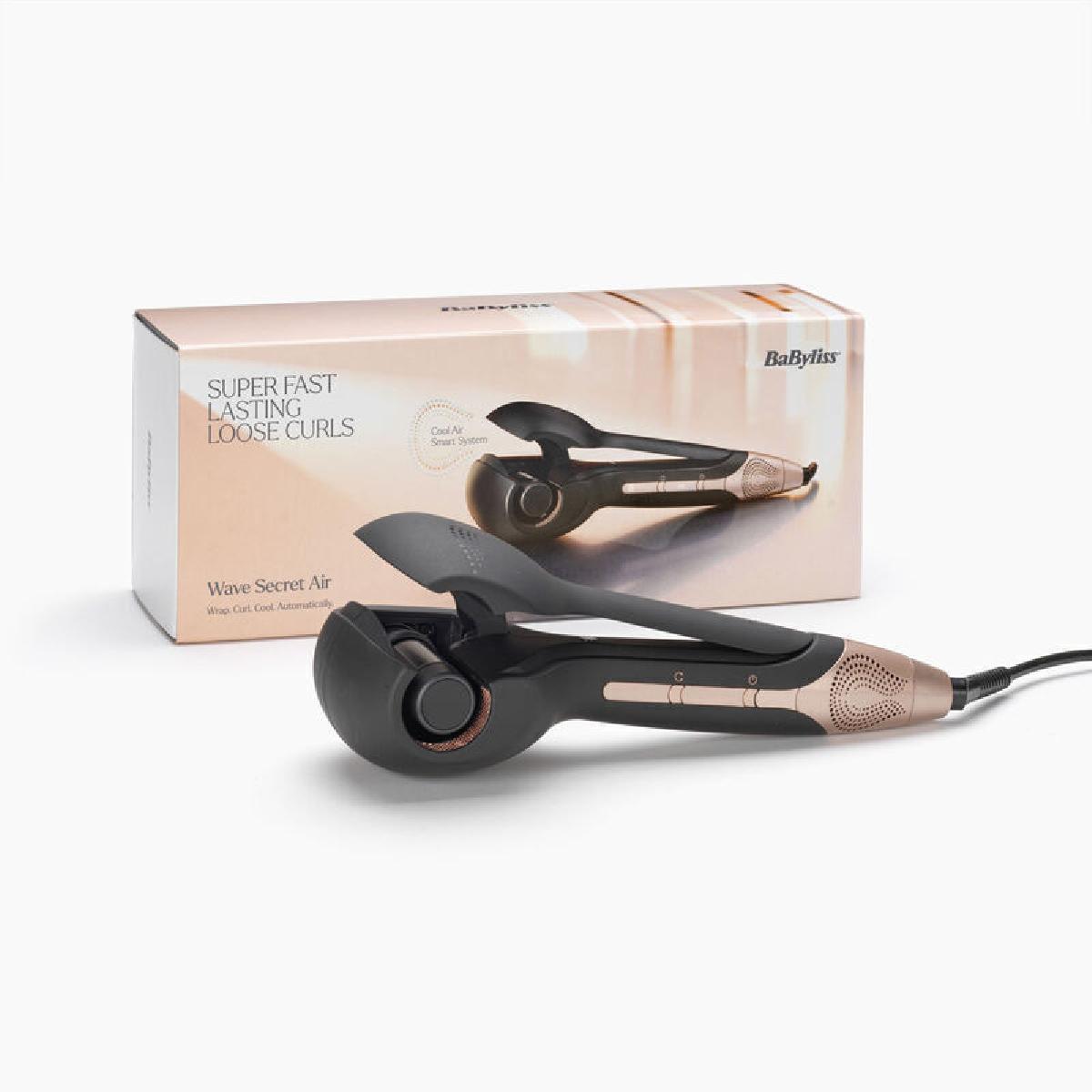 BaByliss C1900E Wave Secret Air αυτόματο ψαλίδι μαλλιών γιά μπούκλες black rose gold