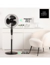 Taurus Greco 16CR Elegance ανεμιστήρας ορθοστάτης 40 cm 45 watt black