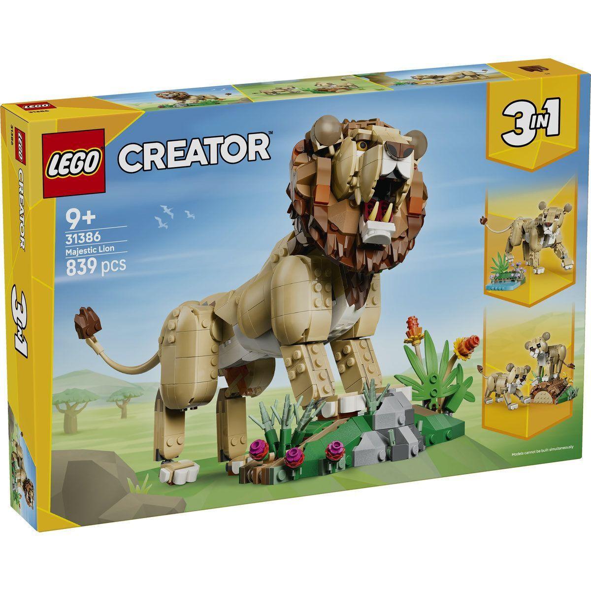 LEGO® Creator 3in1 Wild Animals: Majestic Lion (31386)