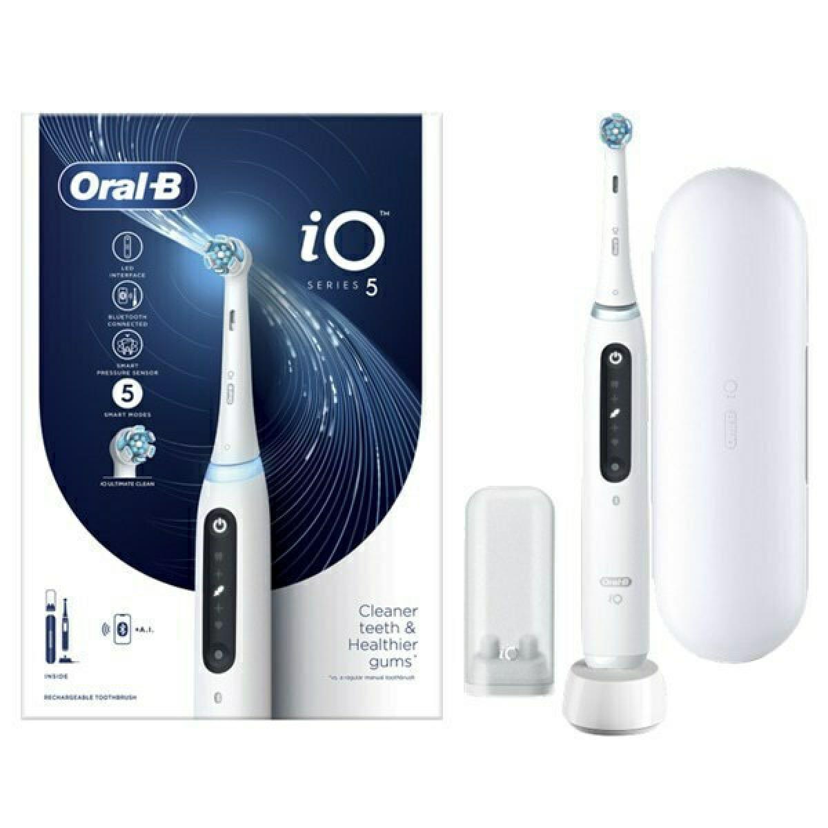 Oral-B iO Series 5Ν Ηλεκτρική Οδοντόβουρτσα white (415060)