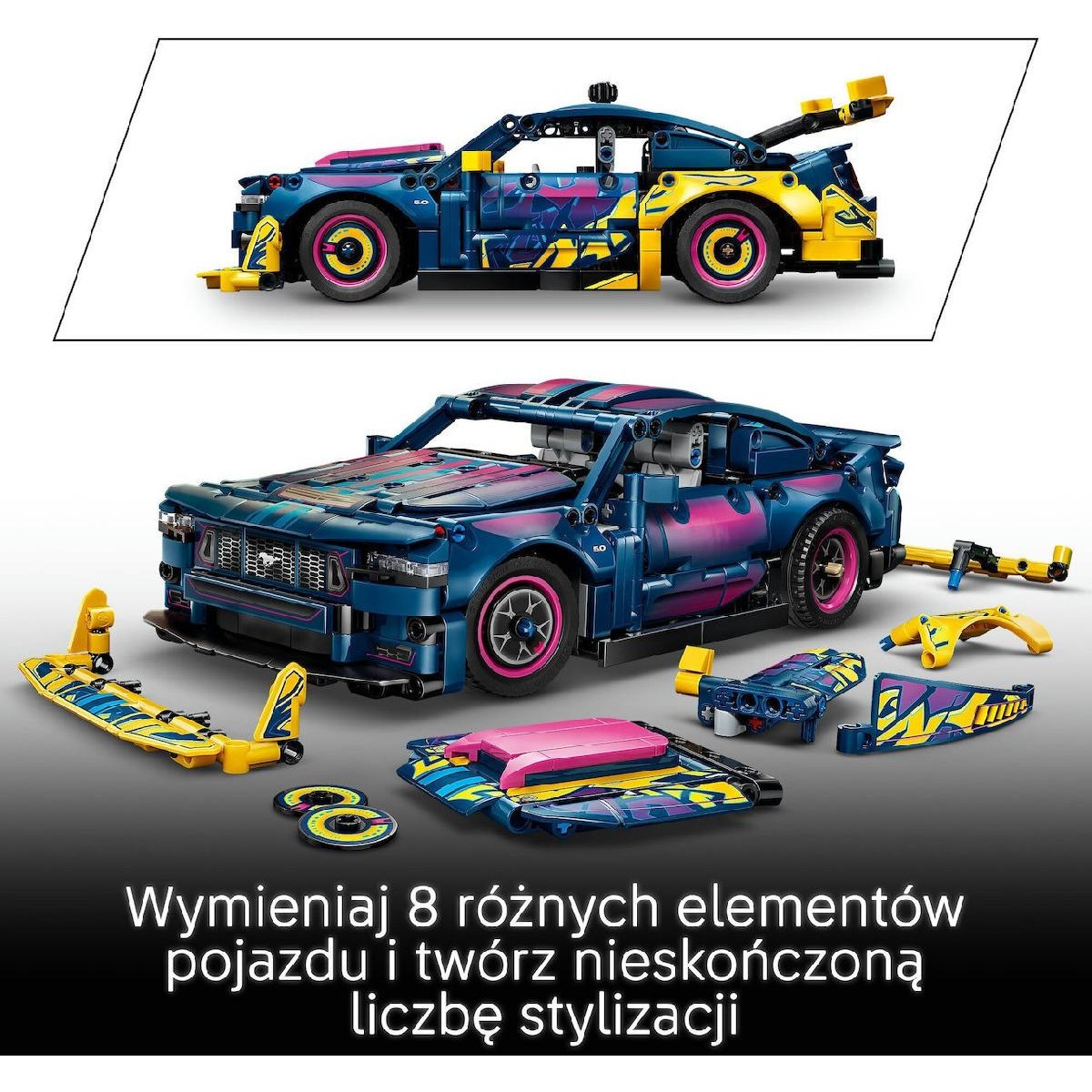 LEGO® Technic Custom Garage Ford Mustang GT Car (42236)