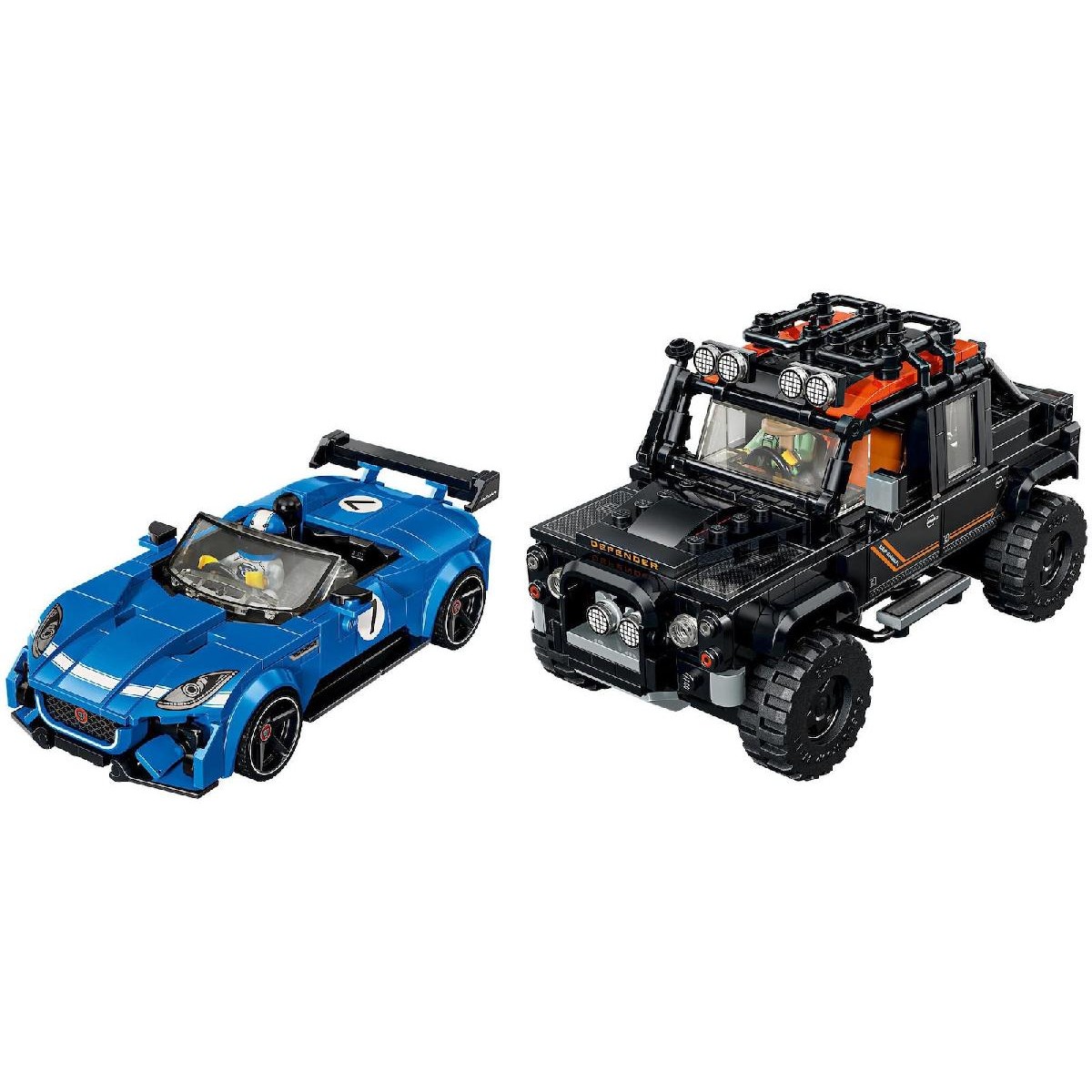 LEGO® Speed Champions Jaguar Project 7 & Land Rover Defender (77264)