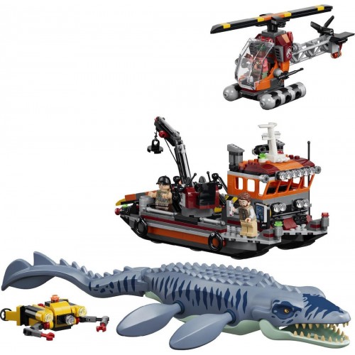 LEGO® Jurassic World Mosasaurus Dinosaur Boat Attack (77983)