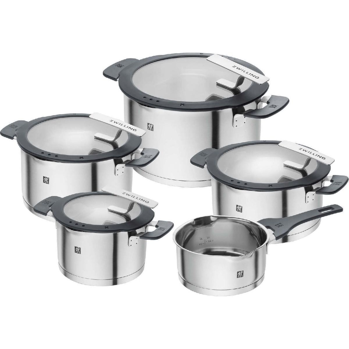Zwilling Simplify Σετ Κατσαρόλες Ανοξείδωτο Ατσάλι 5 Τεμαχίων (66870-005-0)