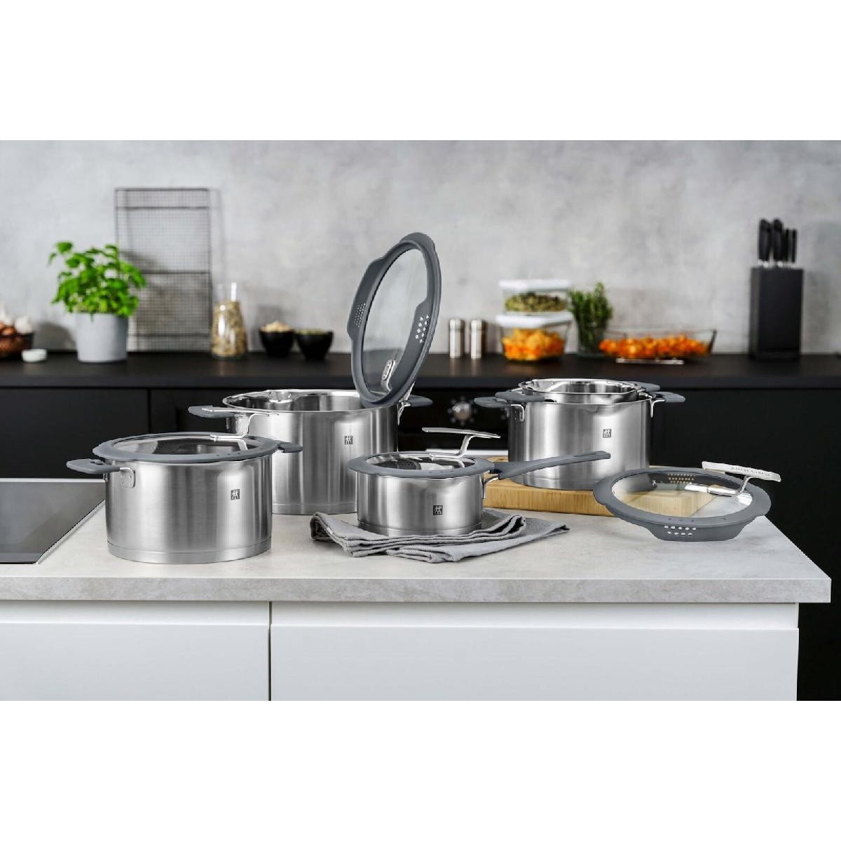 Zwilling Simplify Σετ Κατσαρόλες Ανοξείδωτο Ατσάλι 5 Τεμαχίων (66870-005-0)