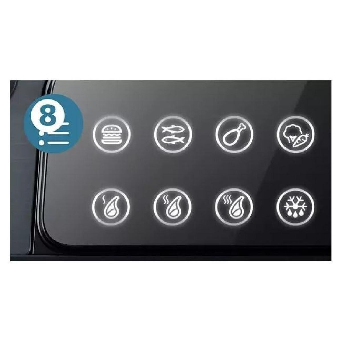 Philips HD6307/70 Ηλεκτρική Τοστιέρα Γκριλιέρα 2000 watt με Ψηφιακό Έλεγχο, Θερμόμετρο & 8 Προγράμματα