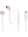 JBL Tune 310C In-ear Handsfree Ακουστικά με Βύσμα USB-C Λευκό